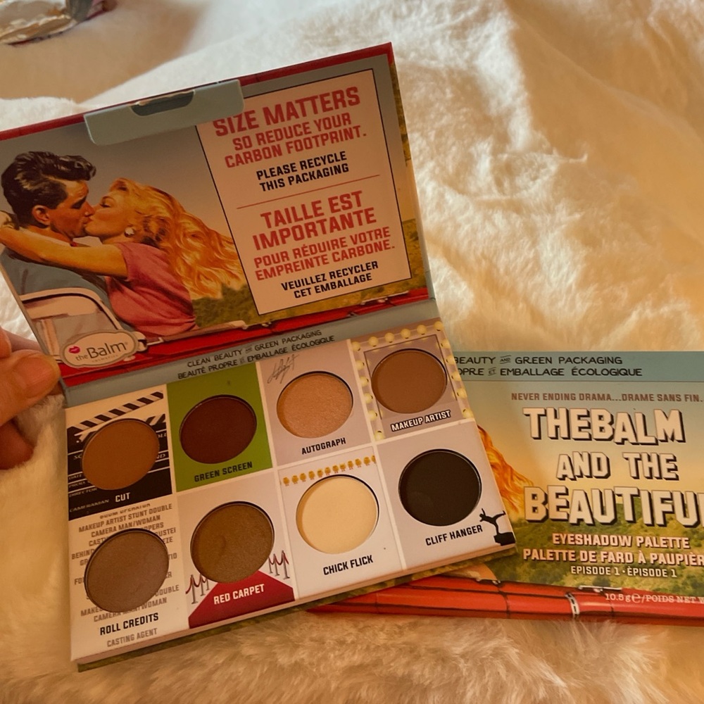 This is from The Balm cosmetics. New never Colors are in different brown shades.